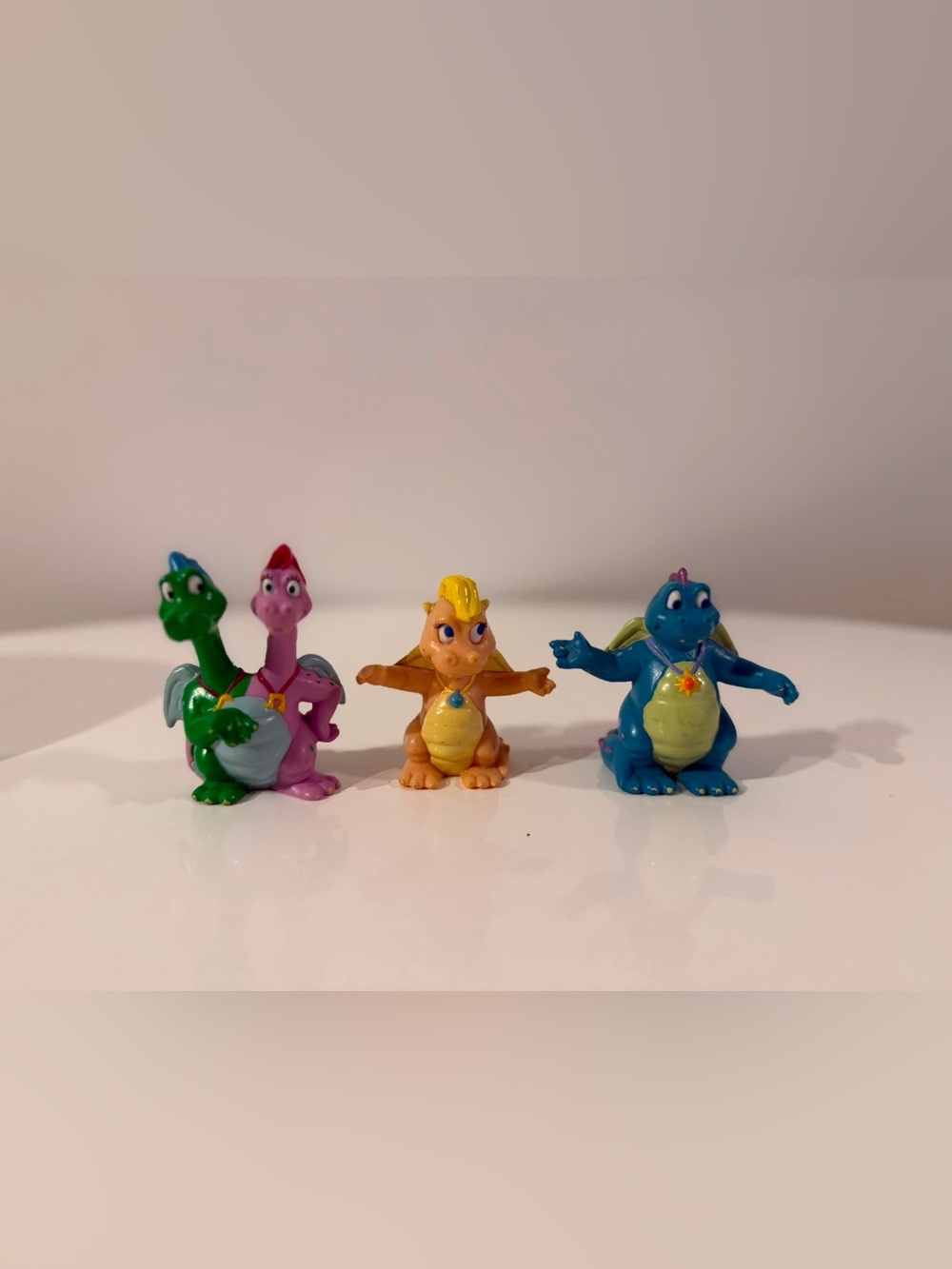 Rare vintage Dragon Tales PVC figure lot from Hasbro (2000)